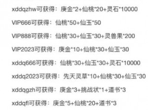 《寻道大千》最新兑换码合集：全面更新至2023年攻略分享