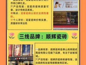 国产瓷砖一线二线三线品牌，各具特色，满足不同需求