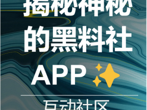 黑料社 app 更新时间，社交必备，轻松获取更多黑料