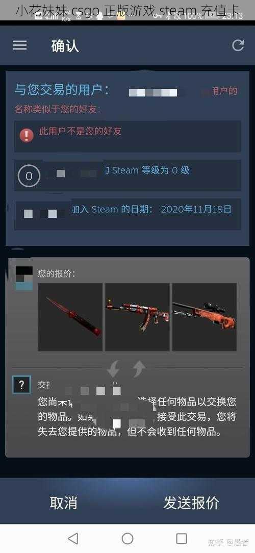 小花妹妹 csgo 正版游戏 steam 充值卡