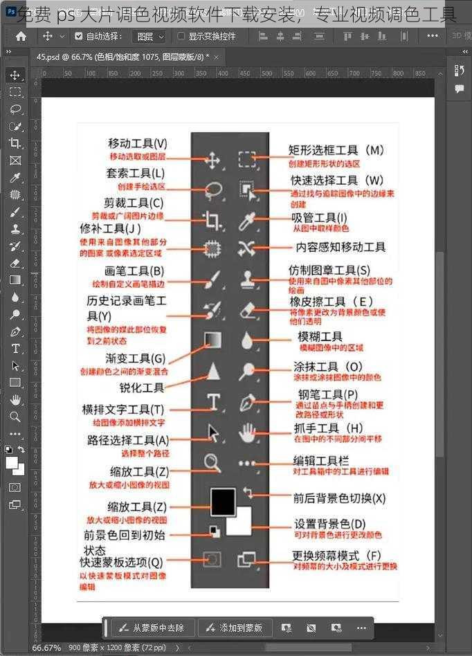 免费 ps 大片调色视频软件下载安装，专业视频调色工具