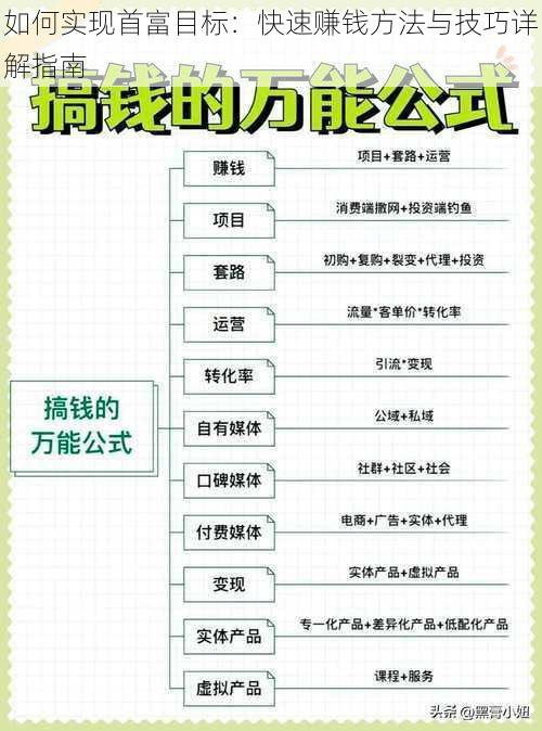 如何实现首富目标：快速赚钱方法与技巧详解指南