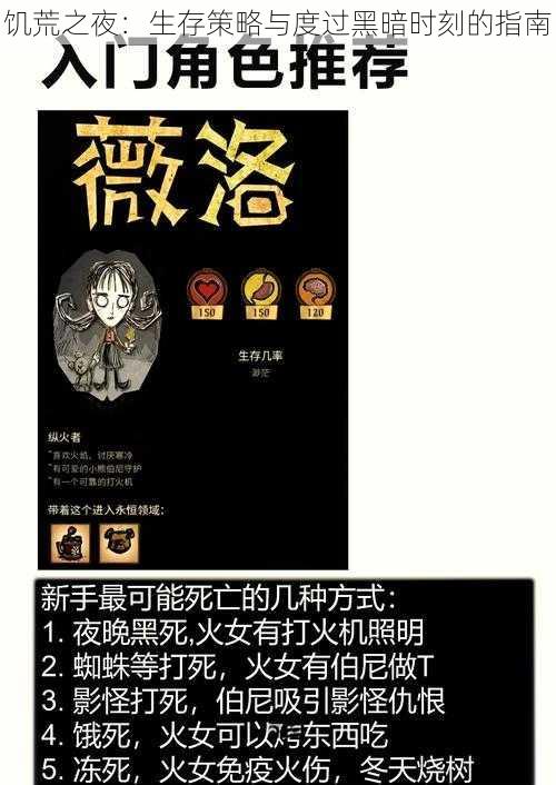 饥荒之夜：生存策略与度过黑暗时刻的指南