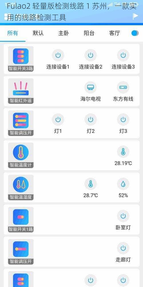 Fulao2 轻量版检测线路 1 苏州，一款实用的线路检测工具