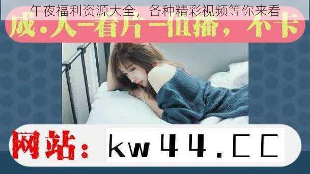 午夜福利资源大全，各种精彩视频等你来看